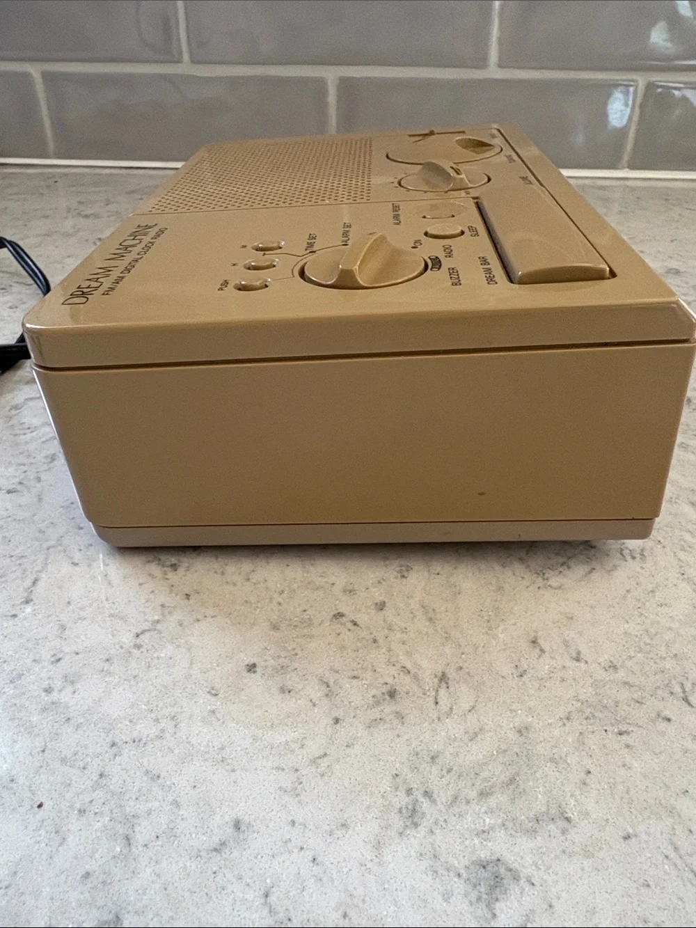 Sony Dream Machine ICF-C2W Vintage Digital Alarm Clock AM/FM Radio - Works